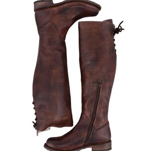 New BED STU Manchester Distressed Riding Boots Size 8
